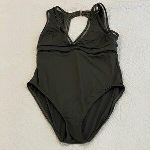Michael Kors Olive Green Bathing Suit